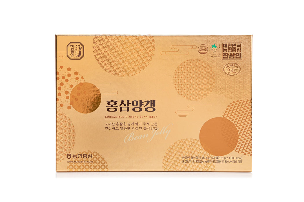 HANSAMIN RED GINSENG BEAN JELLY 45G *15