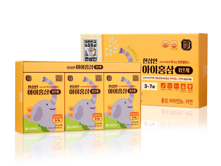 HANSAMIN RED GINSENG DRINK FOR KIKS STEP1 25ML *30