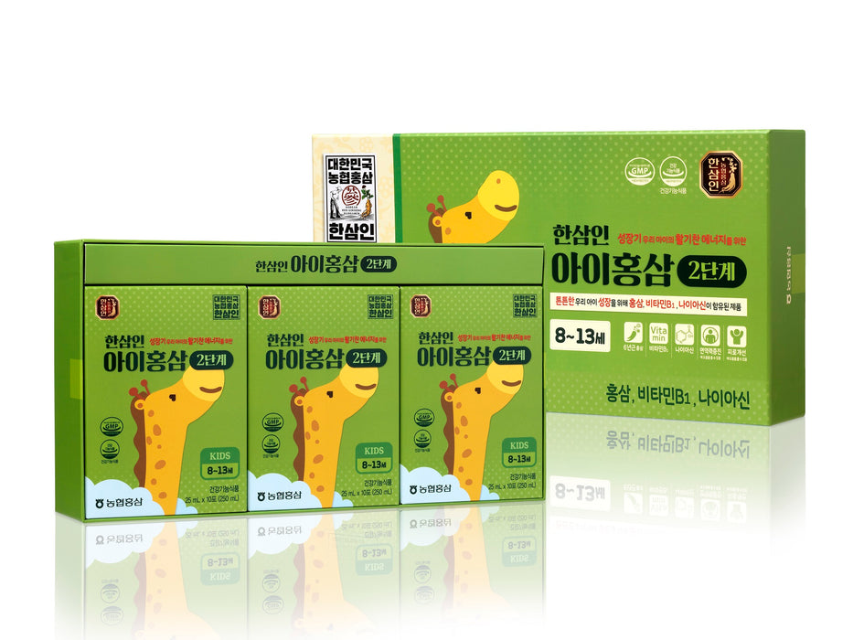 HANSAMIN RED GINSENG DRINK FOR KIKS STEP2 25ML *30