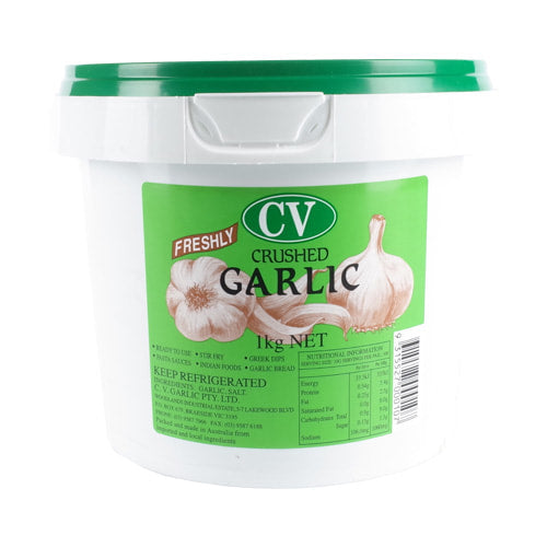 CV CRUSHED GARLIC 1KG