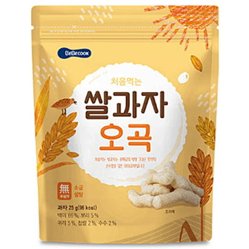BEBECOOK FIVE GRAIN RICE SNACK 25G