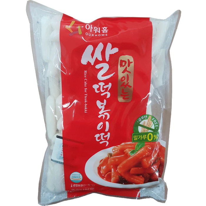 OURHOME TTEOKBOKKI (RICE CAKE) 1KG