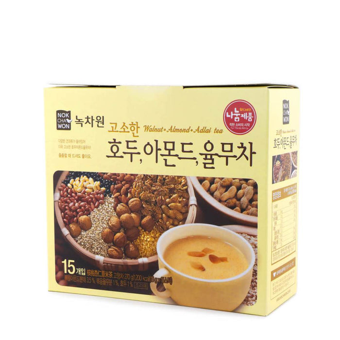 NOKCHAWON WALNUT, ALMOND & ADLAY TEA 270G 15P