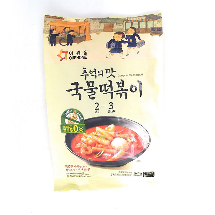 OURHOME SONSOO TTEOKBOKKI (RICE CAKE) 420G