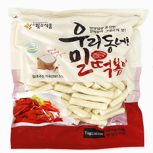 HWANGSO WHEAT TTEOK (RICE CAKE) 1KG