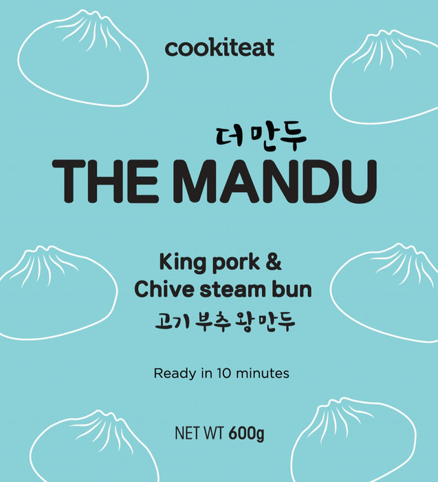 COOKITEAT PORK & CHIVE STEAM BUN 600G