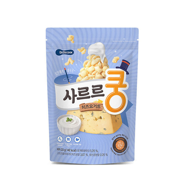 BEBECOOK CHEESE&YOGURT FLAVOR RICE SNACK 23G