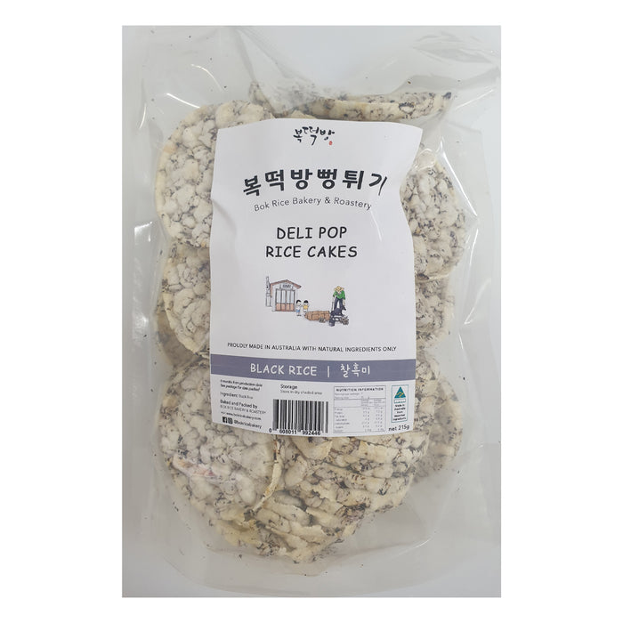 BOK RICE BAKERY RICE CRAKER BLACK RICE 215G