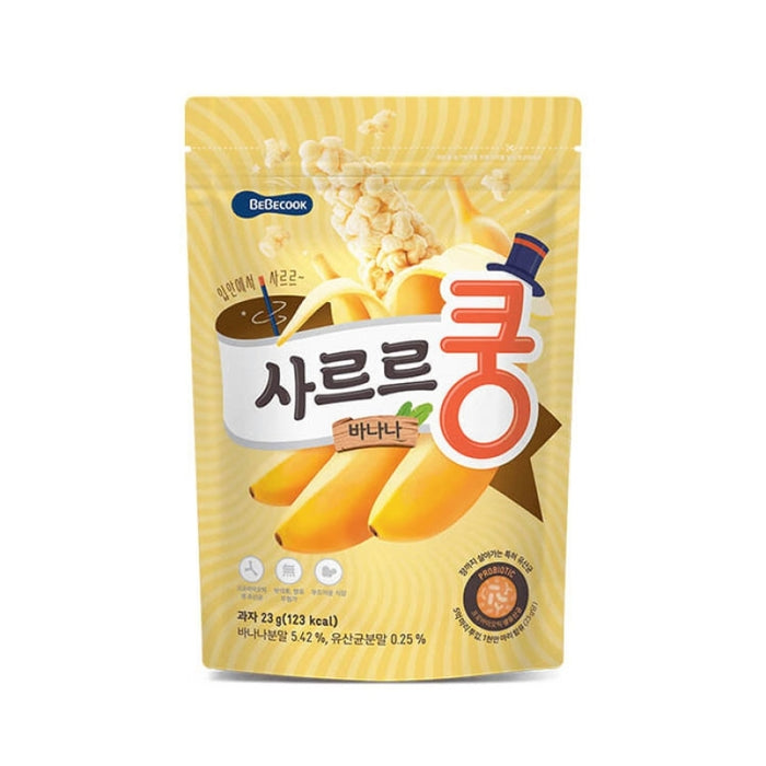 BEBECOOK BANANA FLAVOR RICE SNACK 23G