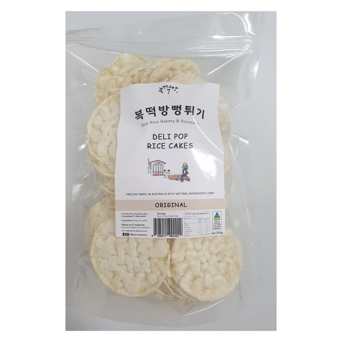 BOK RICE BAKERY RICE CRAKER PLAIN 215G