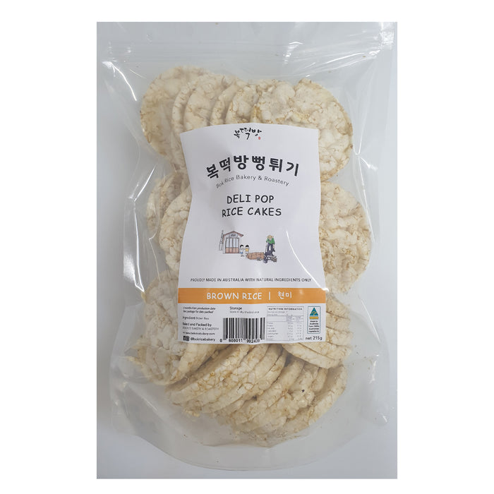 BOK RICE BAKERY RICE CRAKER BROWN RICE 215G